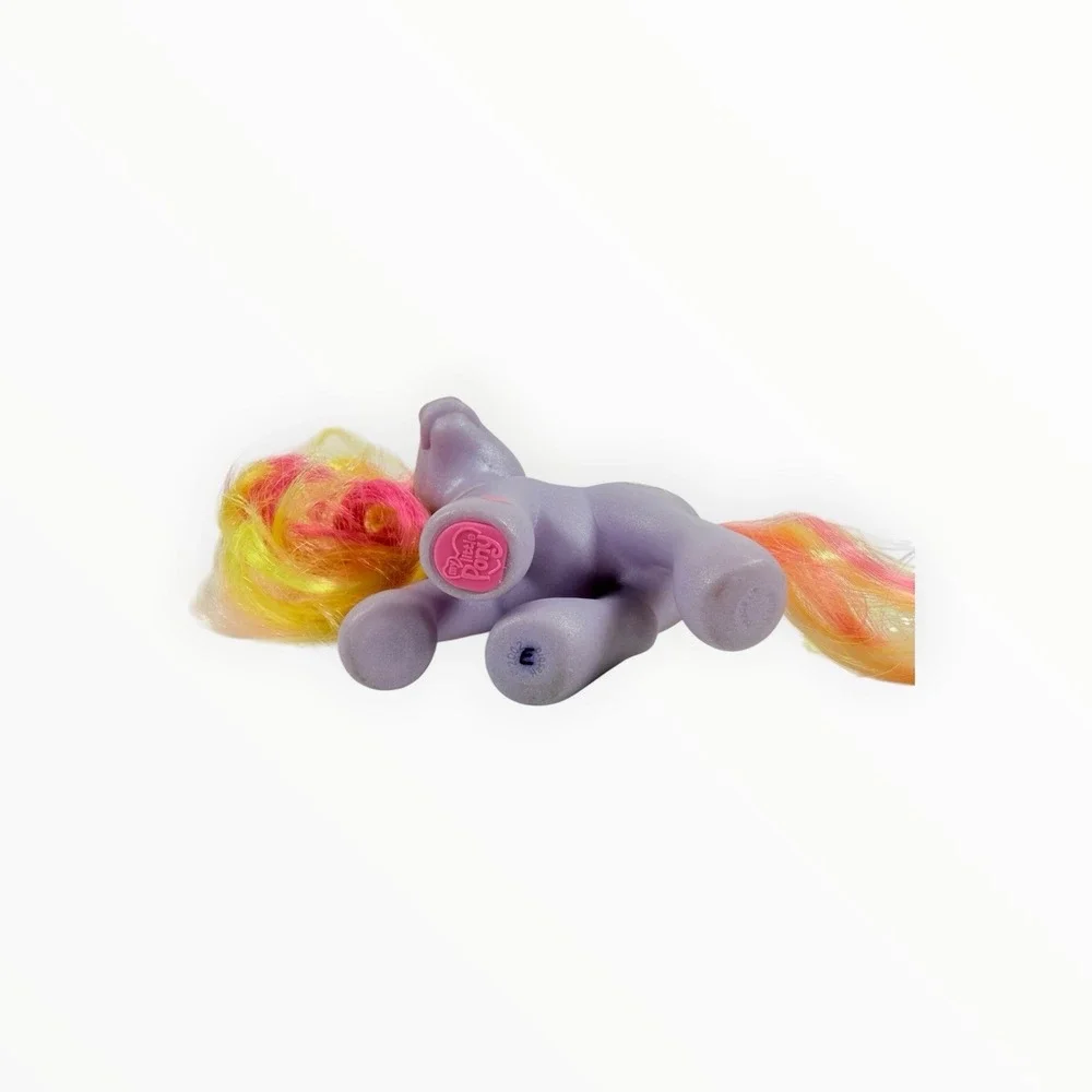 HASBRO MY LITTLE PONY MLP FIGURE G3 TRIPLE TREAT 2003 PURPLE ICE CREAM CANDY